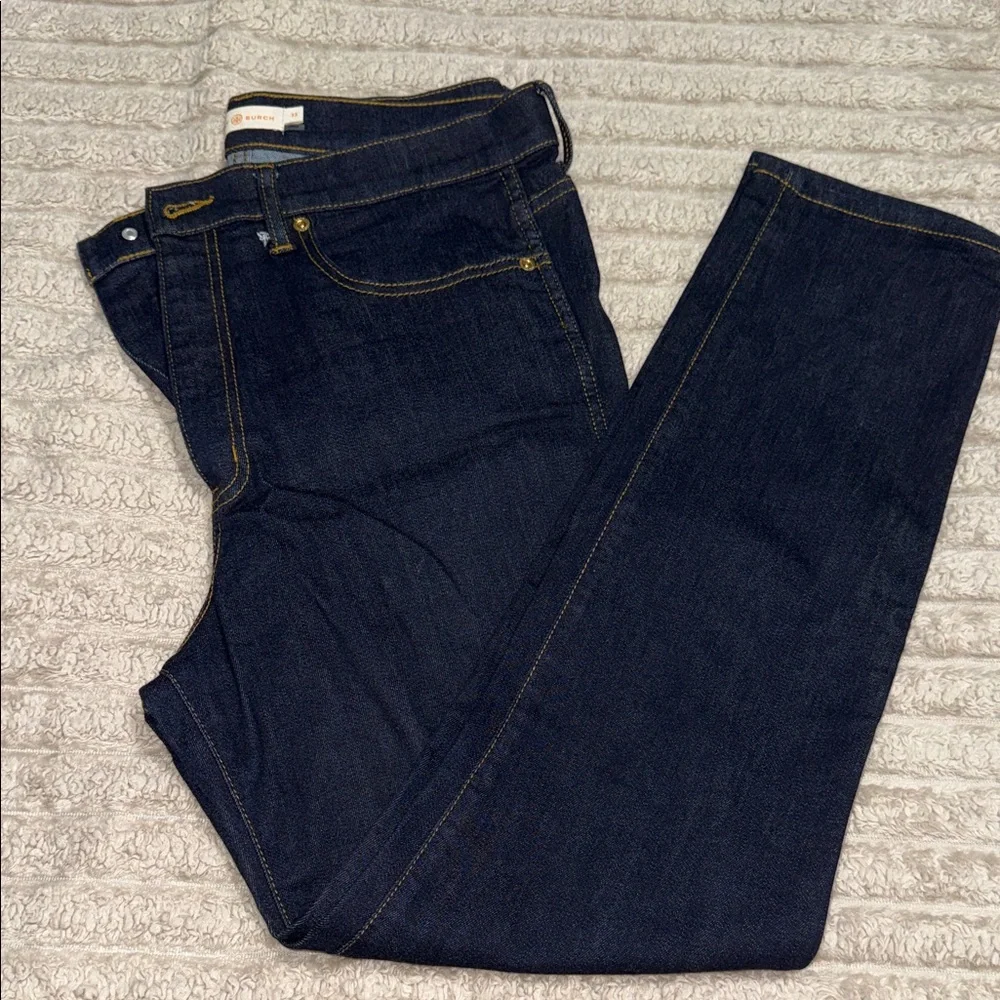 Tory Burch Dark Indigo Denim Jeans